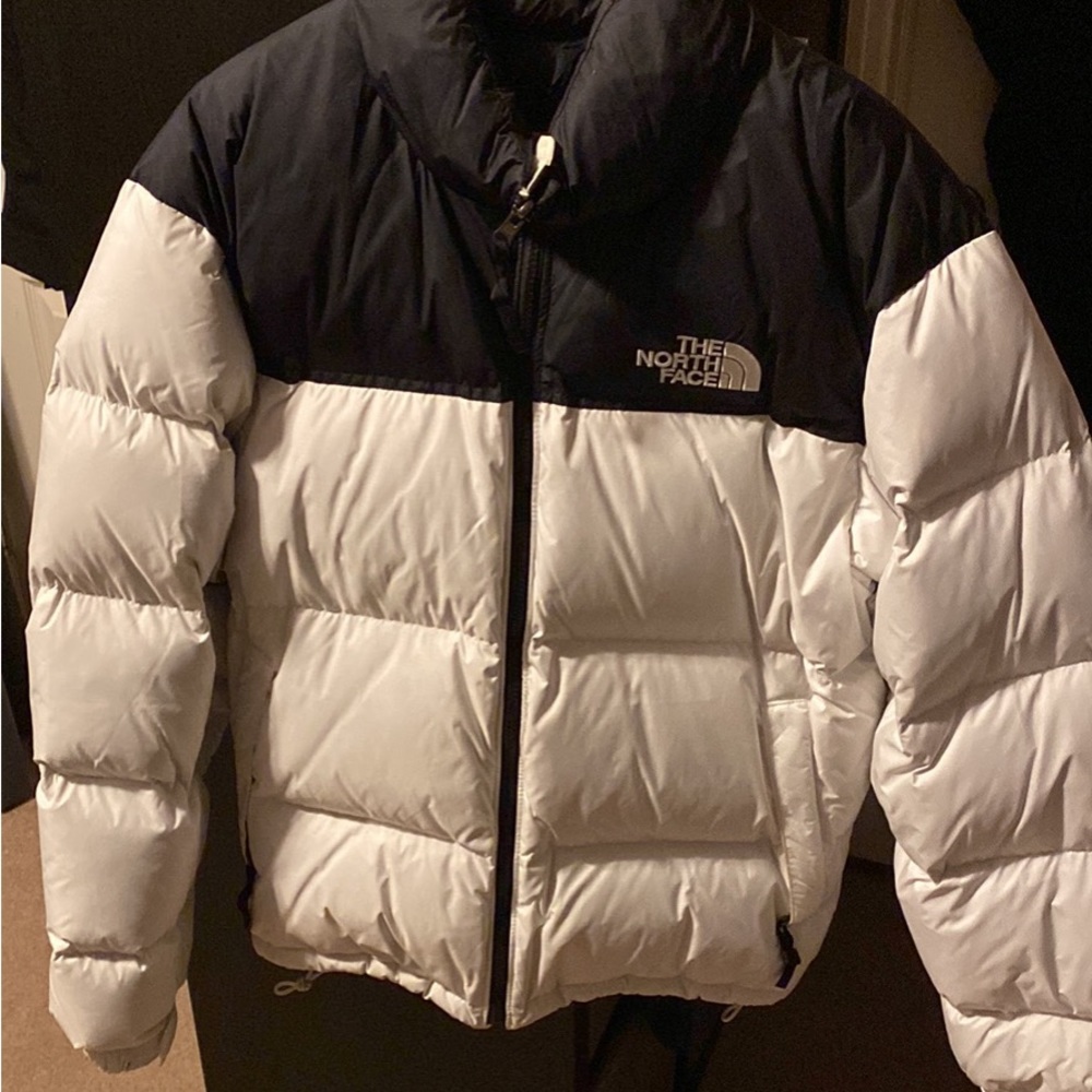 North face white puffer 700